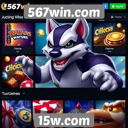 Principais jogos disponíveis no 567win