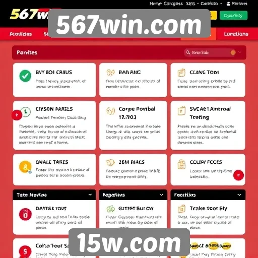 Exploração das funcionalidades do site 567win